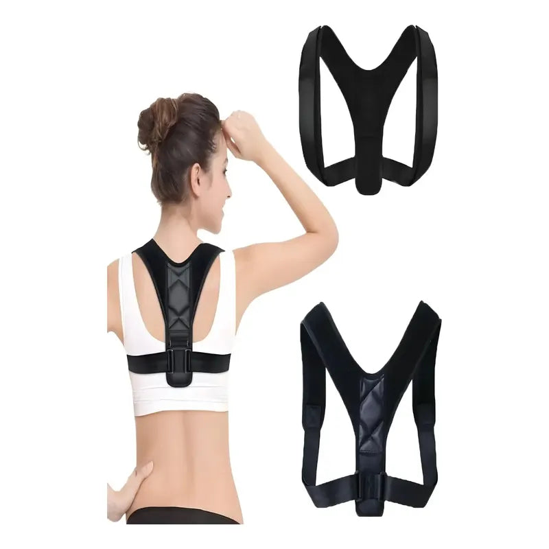 Corrector De Postura De Espalda Acolchada Unisex Ajustable