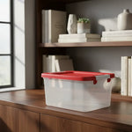 Caja De Plastico Organizadora 14 Litrs Con Broche Vitalplast