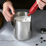 Lechero Barista Jarra Leche Acero Espumador De 900ml