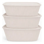 X3 Caja Cesta Organizadora Plastica Con Tapa Apilable 14ltrs