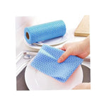 100 Paño De Limpieza Desechable Cocina Reutilizables Toallas Verde-azul-rojo