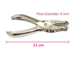 Perforadora De Papel Manual 1 Agujero Perforadora 6mm Plateado Circular