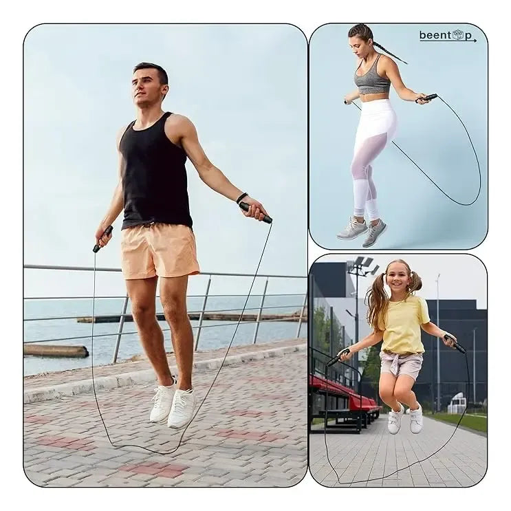 Cuerda Para Saltar Cardio Crossfit Deporte Velocidad