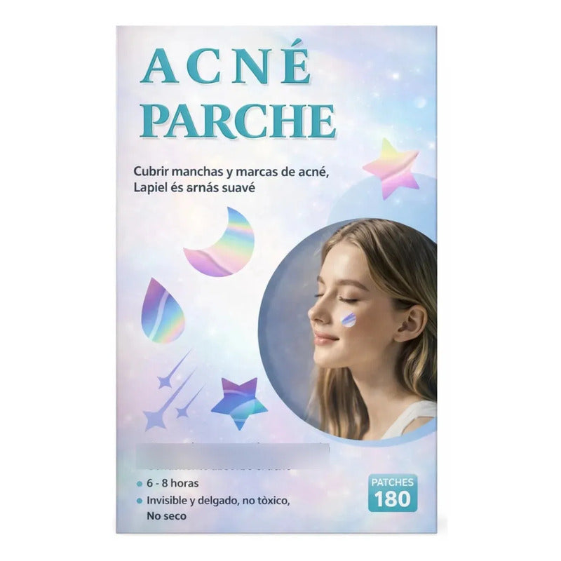 Parches Para Acné X180 Piezas Dia/ Noche Formas Arcoiris Mixta Día/noche