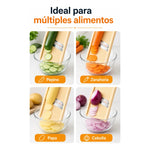Cortador De Verduras Mandolina Manual Rebanador Acero Crema