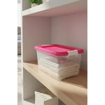 Caja De Plastico Organizadora 14 Litrs Con Broche Vitalplast
