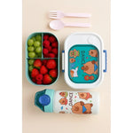 Set Lonchera Taper + Botella Para Jugo Colacion Infantil