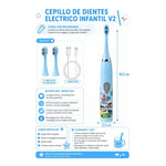 Cepillo De Diente Infantil Usb Recargable + 2 Repuesto