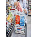 X1 Bolsa Aisladas Frías Y Calientes Para Compra De Alimentos Plateado