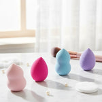 Esponja De Maquillaje Con Punta Y Redondas Aplicador De Base Variados