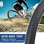 X2 Neumáticos + 2 Camaras Bicicleta Aro 29 X 2.125 Plegables Negro