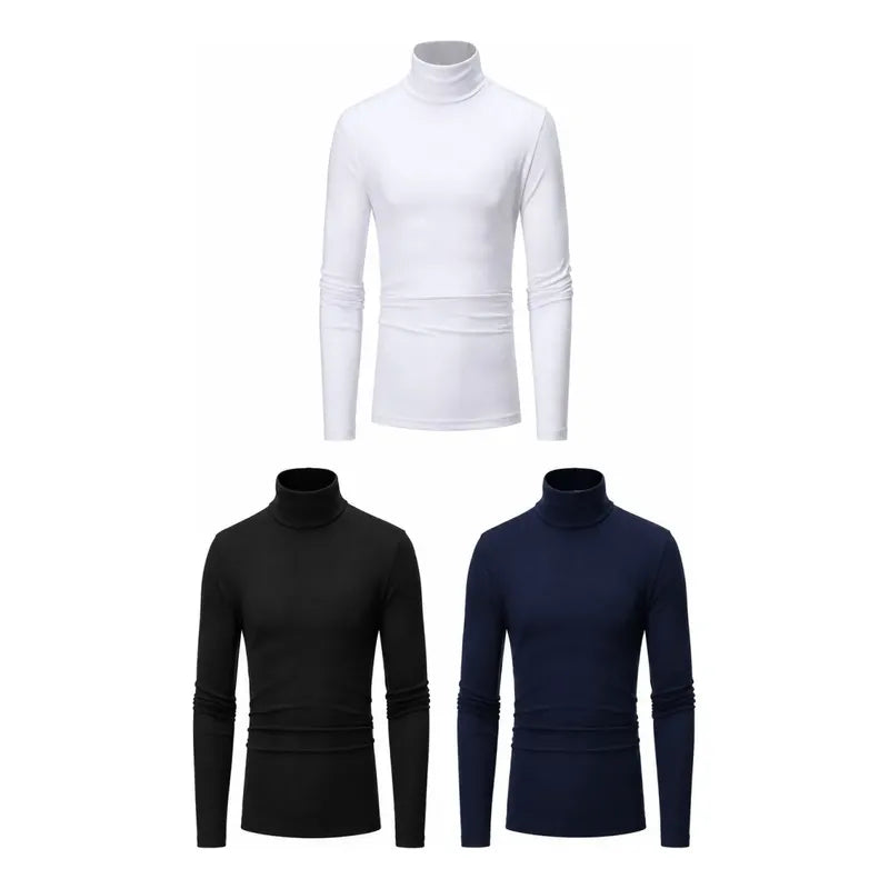 Pack 3 Camiseta Bambu Manga Larga Termica Hombre Beatle Varios Negro-gris-azul-blanco Xl-xxl