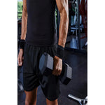 X2 Muñequeras Deportivas Ajustables Deporte Crossfit, Gym Negro