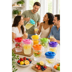 X30 Jarra 2 Litros De Plastico Para Jugo Bebidas Refrescante Surtidos