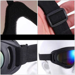 Antiparra Para La Nieve Lentes Para Ski Snowboard Deportivo Negro Espejado