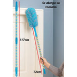 Plumero Retractil Limpiador Polvo Extensible Mango 70-120cm Variado