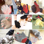 Pack 2 Uni. Guantes Para Mascotas Baño - Peinar Perro, Gato