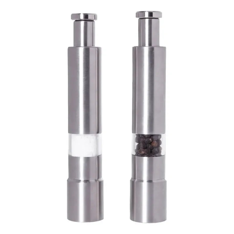 Set X2 Molinillo Pimentero Acero Inox Pimienta Salero Piston