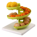 Dispensador De Huevos Espiral Cocina Soporte Plástico Verde