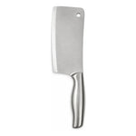 Cuchillo De Cocina De Hacha Machete Acero Inoxidable Grande Plateado