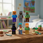 Set 6 Figuras Minecraft Figuras De Acción Para Armar 12 Accion 1