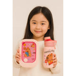 Set Lonchera Taper + Botella Para Jugo Colacion Infantil