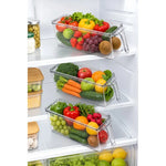 Caja Organizadora Refrigerador Con Tapa Y Mango Grande Asa
