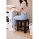 Pack De 3 Pisos Plastico Taburete Cuadrado Banco Silla 46cm