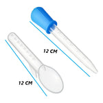 Gotero Para Bebe Alimentador De Medicinas De Plástico 2pcs