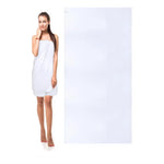 X2 Toalla De Baño Algodon Blanca Grande Para Cuerpo 130x72cm Blanco Toalla De Ducha