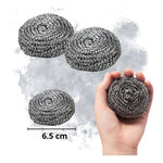 Set 4 Fibras Metálicas Espirales Para Lavar Trastes Cocina