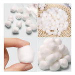 100 Bolas De Algodón, Absorbentes, Para Desmaquillarse