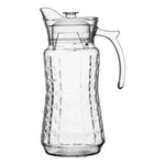 Jarra De Vidrio Con Tapa Y Asa Para Agua Jugo Frio Caliente