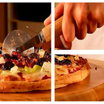 Cortador Para Pizza Con Mango De Madera Y Acero Clara