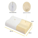 X12 Almohada Ortopédica  Cervical Terapéutica Memoria Cuello Blanco