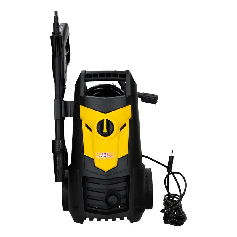 Hidrolavadora Motorlife 1500w 5l/min 5 Mts Color Amarillo