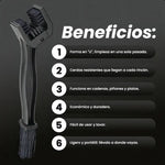Cepillo Limpiador Cadena Bicicleta Motocicleta Bikerbeat Doble Cara