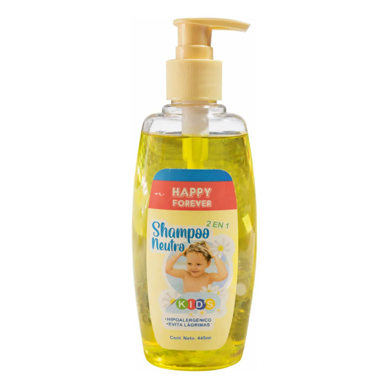 Shampoo Neautro 2en1 Niños Niñas Mansanilla Happy Forever