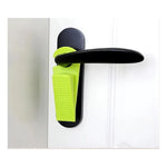 Par De Topes Para Puertas A Piso Con Gancho Color Verde