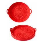 Bandeja Silicona Para Horno Freidora Plegable Redonda 20cm
