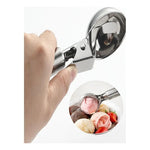 Cuchara Para Helado Scoop Con Gatillo Acero Inoxidable 6 Cm Acero Inoxidable