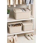 X3 Caja Cesta Organizadora Plastica Con Tapa Apilable 24ltrs