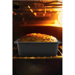 Molde Antiadherente Cuadrado Para Hornear Pasteles 25cm Negro