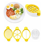 Rebanador De Huevos 3 En 1 Cortador Multifuncional Variado
