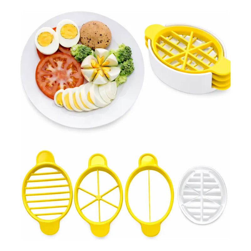 Rebanador De Huevos 3 En 1 Cortador Multifuncional Variado