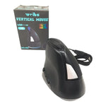 Mouse Raton Weibo Vertical Luces Rgb Alambrico Negro Wb-888