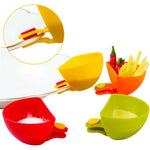 Set De 4 Clips De Inmersión Para Salsas, Everest, Se Ajustan A Platos, Reutilizables Y Prácticos, Ideal Para Fiestas Y Reuniones, Alta Calidad