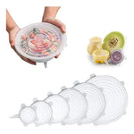 6 Tapas Silicona Extensible Anti Escurrimientos Sellado