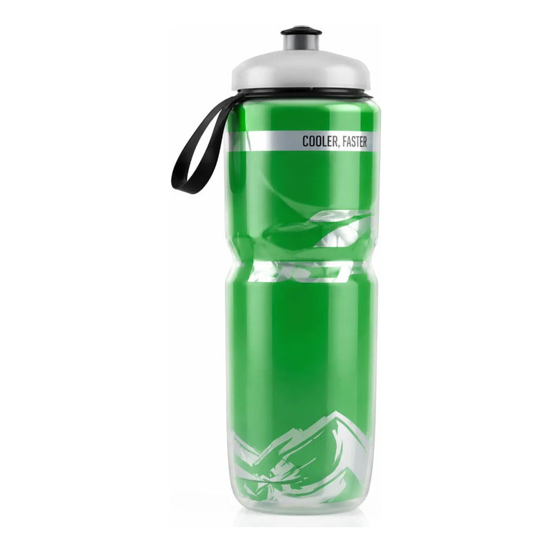 Botella De Agua Cooler Termico Bicicleta Frio/calor 700ml Verde
