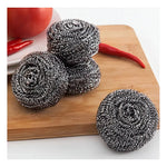 Set 4 Fibras Metálicas Espirales Para Lavar Trastes Cocina